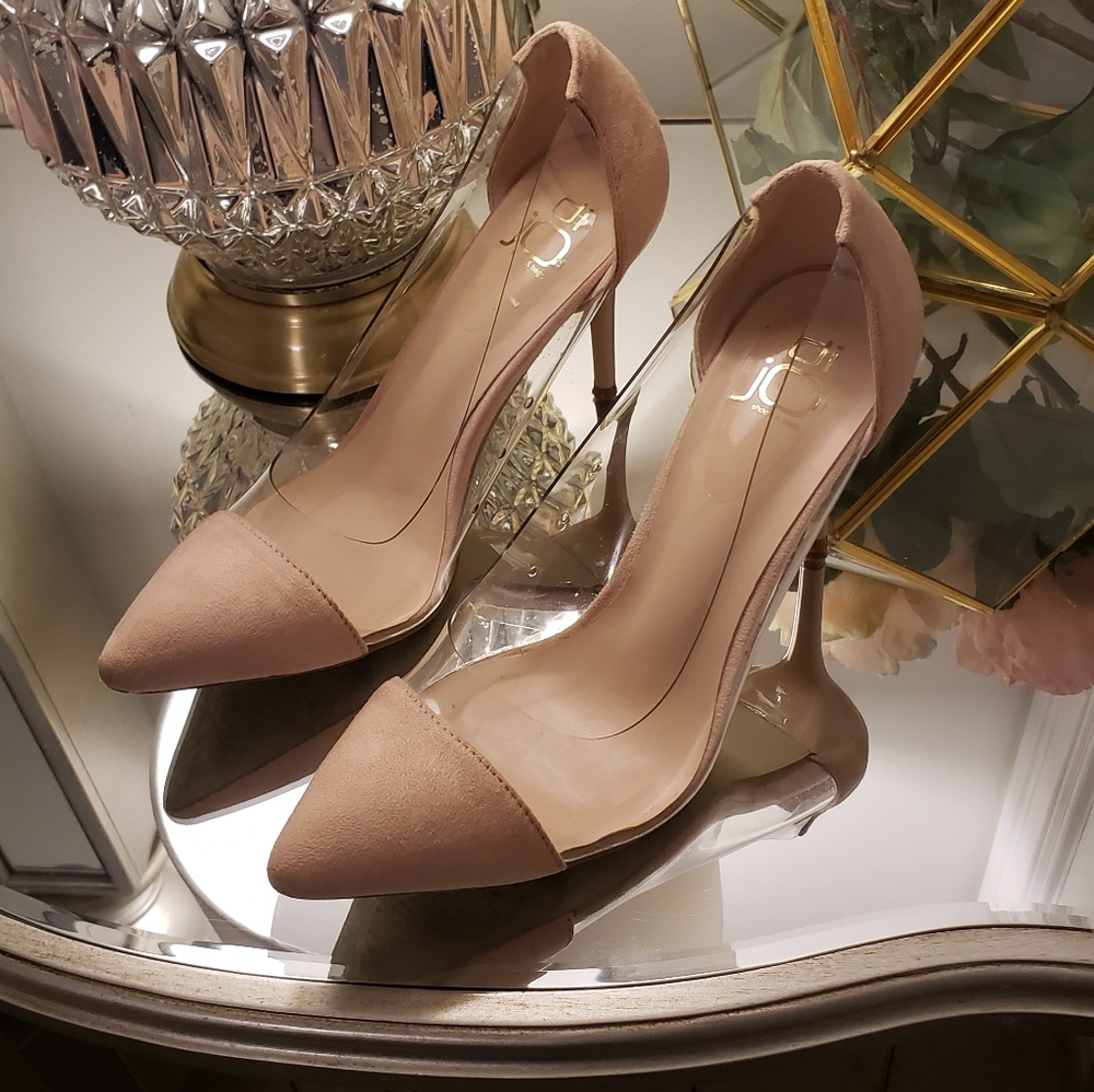 Pink nude heels  👠